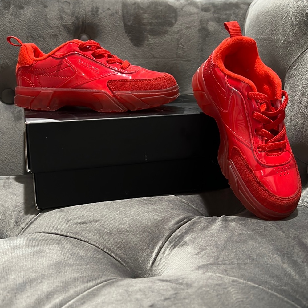 Red Reebok x Cardi B sneakers